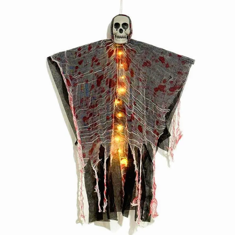 KUANGYE - Accesorios De Terror De Calavera Fantasma Esqueleto