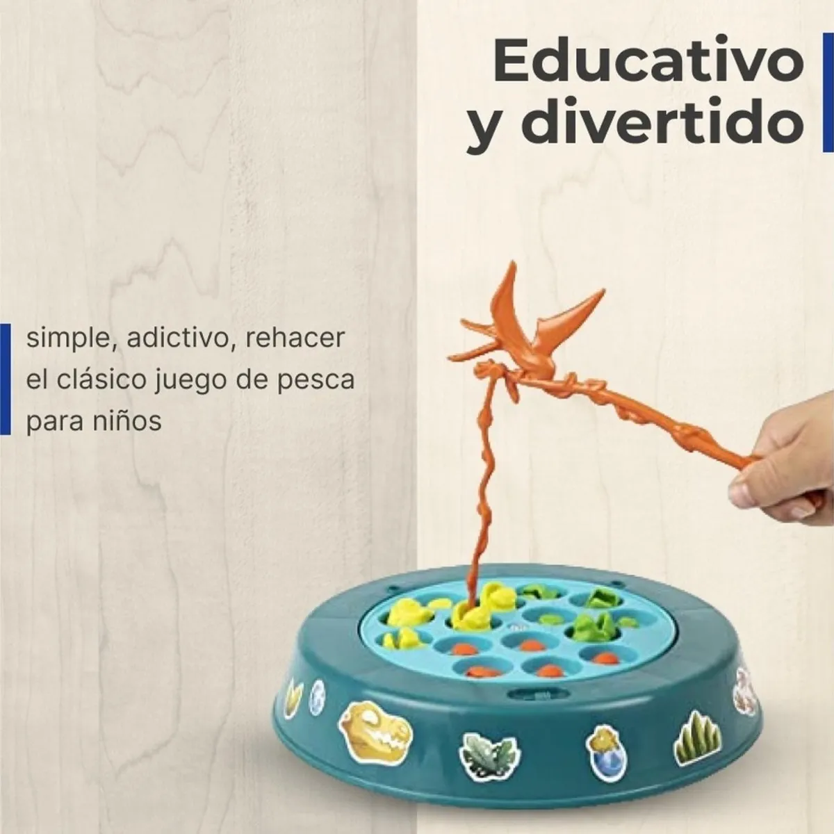 SPIN MASTER - Juego Dino Dive Fishing - Pesca Milagrosa