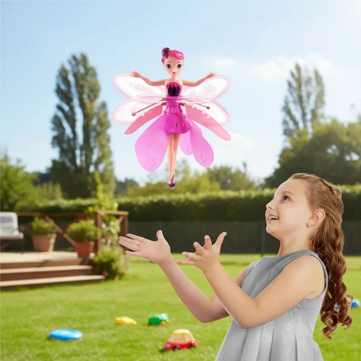 GENERICO - Hada Voladora Con Sensor Tiktok Luz Led Rgb Niños