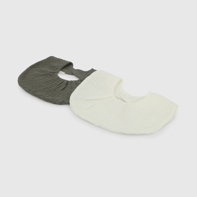 COLLOKY - Babero Bebé niño Blanco  57949 Colloky