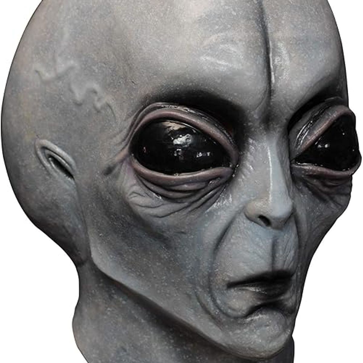 KUANGYE - Máscara Halloween Látex Alien Gris Adultos