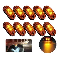 GENERICO - Focos Luces Laterales Posición Trochas Universal Led 12v 24v