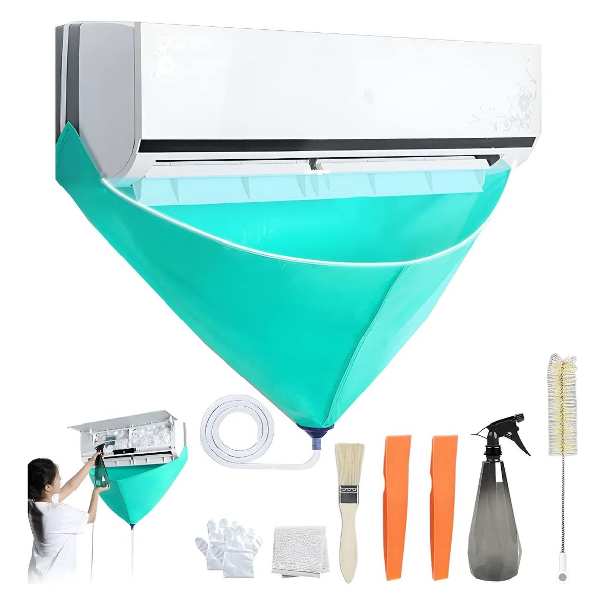 Cubierta De Limpieza De Aire Acondicionado Impermeable Con T, marca KUANGYE - Foto Principal
