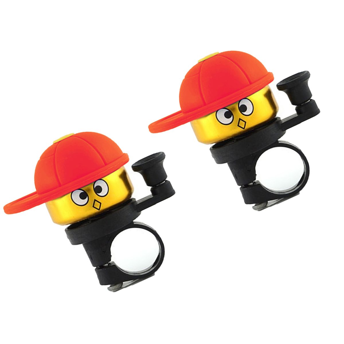 Set 2pk Campana Bicicleta Y Bocina Bicicleta rojo, marca WELDMON - Foto Principal
