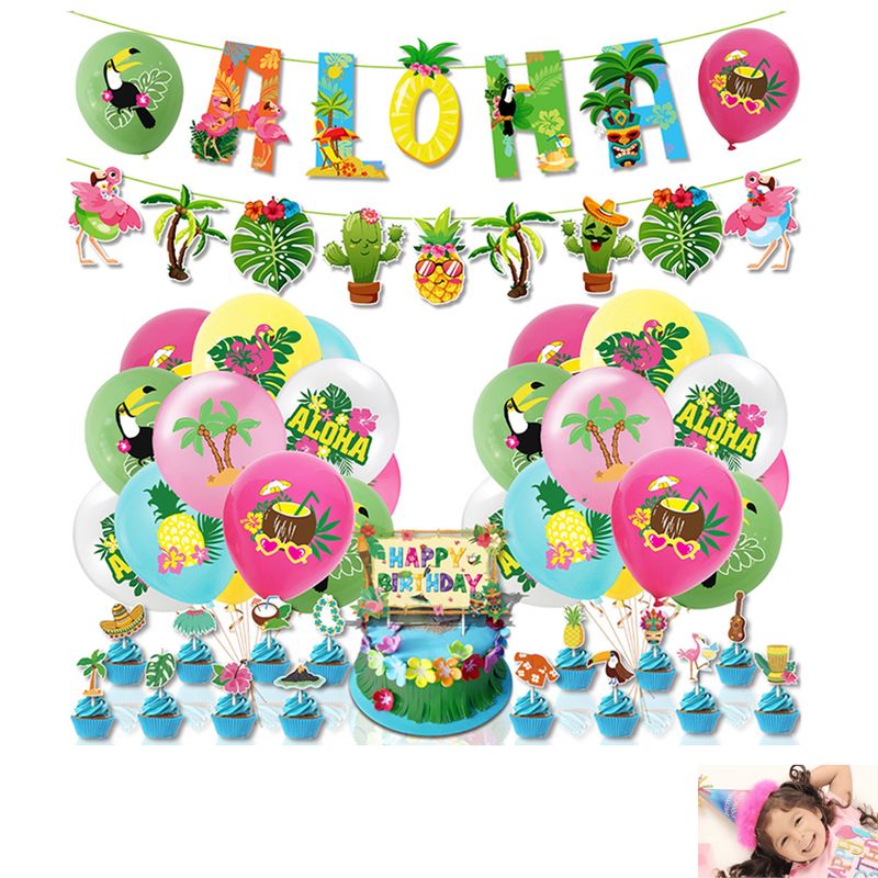 ATURE - Juego De Globos Para Fiesta Temática De Hawaii Beach