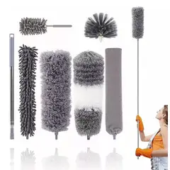 ATURE - Plumero Retractil Microfibra Techo Extensión Limpiador Polvo