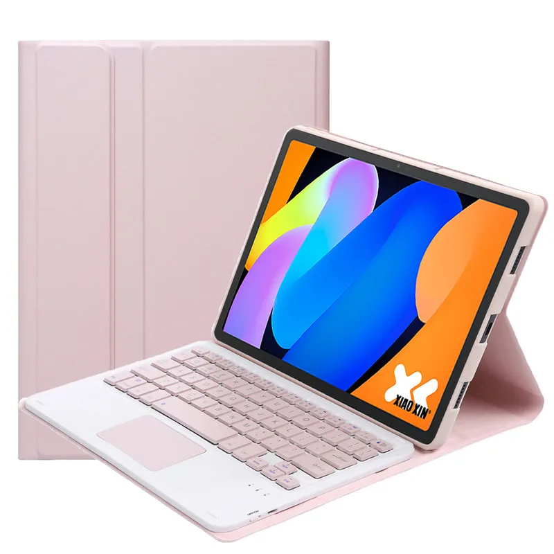 LENOVO - Tablet Lenovo Xiaoxin pad 11 2025 6+128GB 11" WIFI 2.5K - Gris con Teclado Rosado