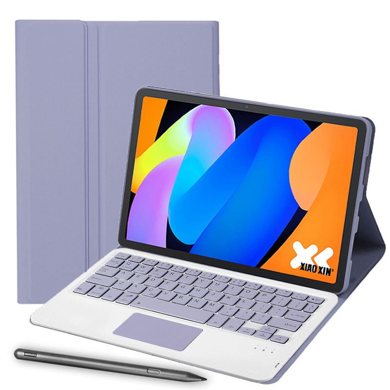LENOVO - Tablet Lenovo Xiaoxin pad 11 2025 6+128GB 11" WIFI 2.5K-Gris+Teclado Morado+Lápiz táctil Lenovo