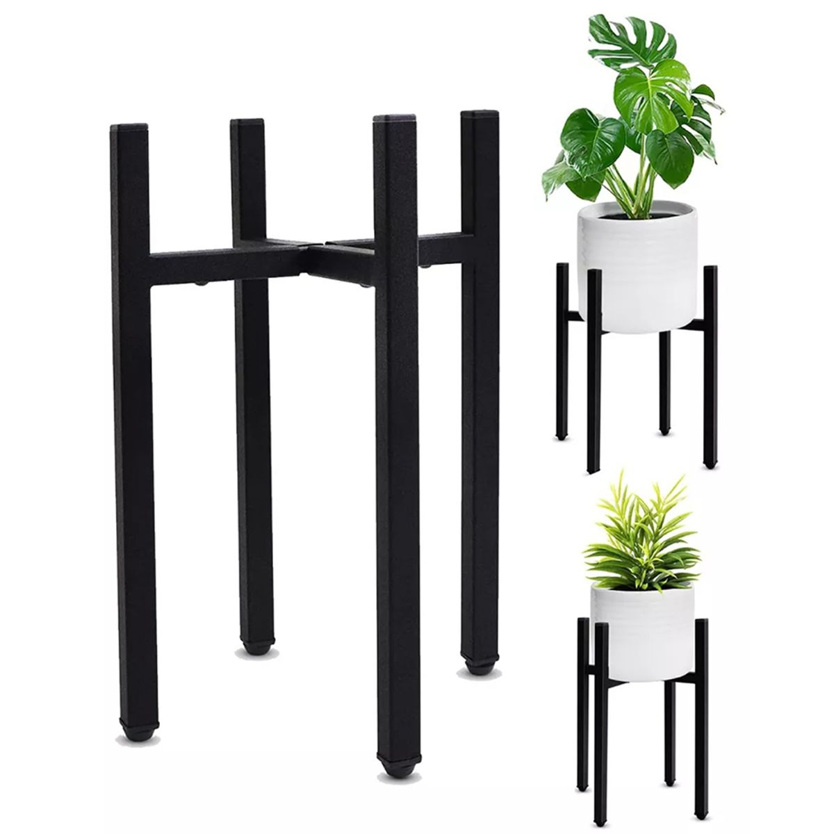 KINDA NICE - Set Organizador Pedestal Porta Macetero Desmontable Metal