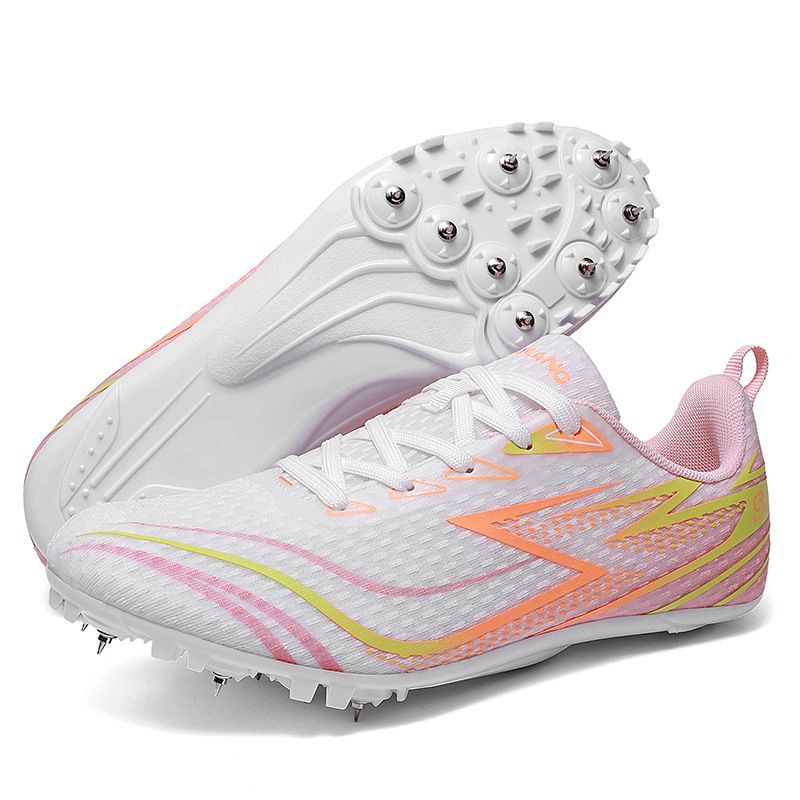 DANWEILE - Zapatillas de running con clavos para exteriores para hombre y mujer