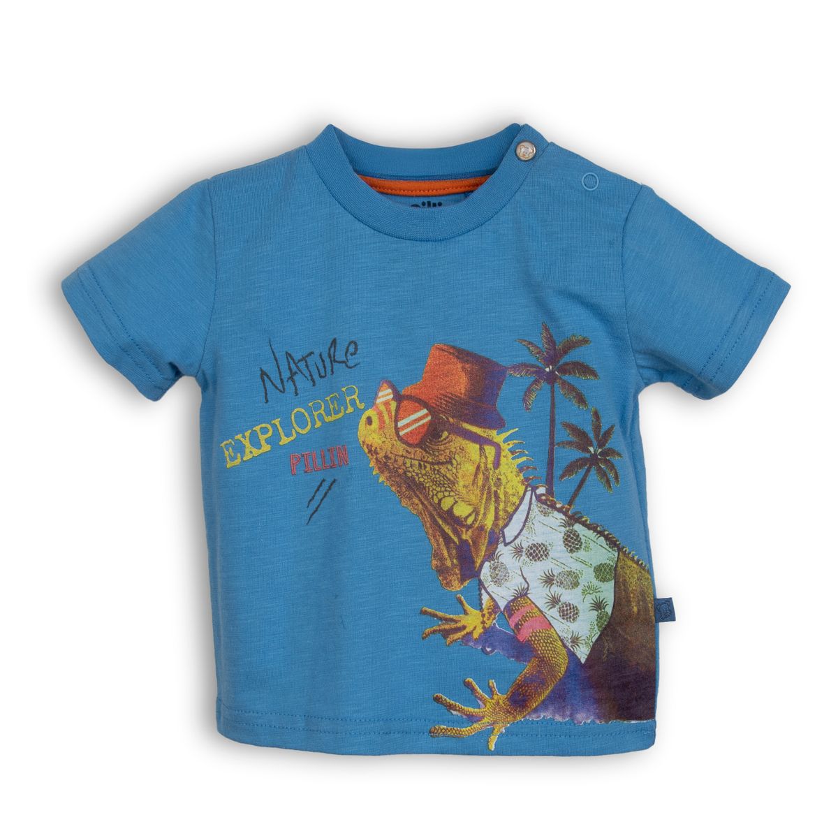 PILLIN - Polera Bebe  Azul Piedra Pillin PVC637-25AZP