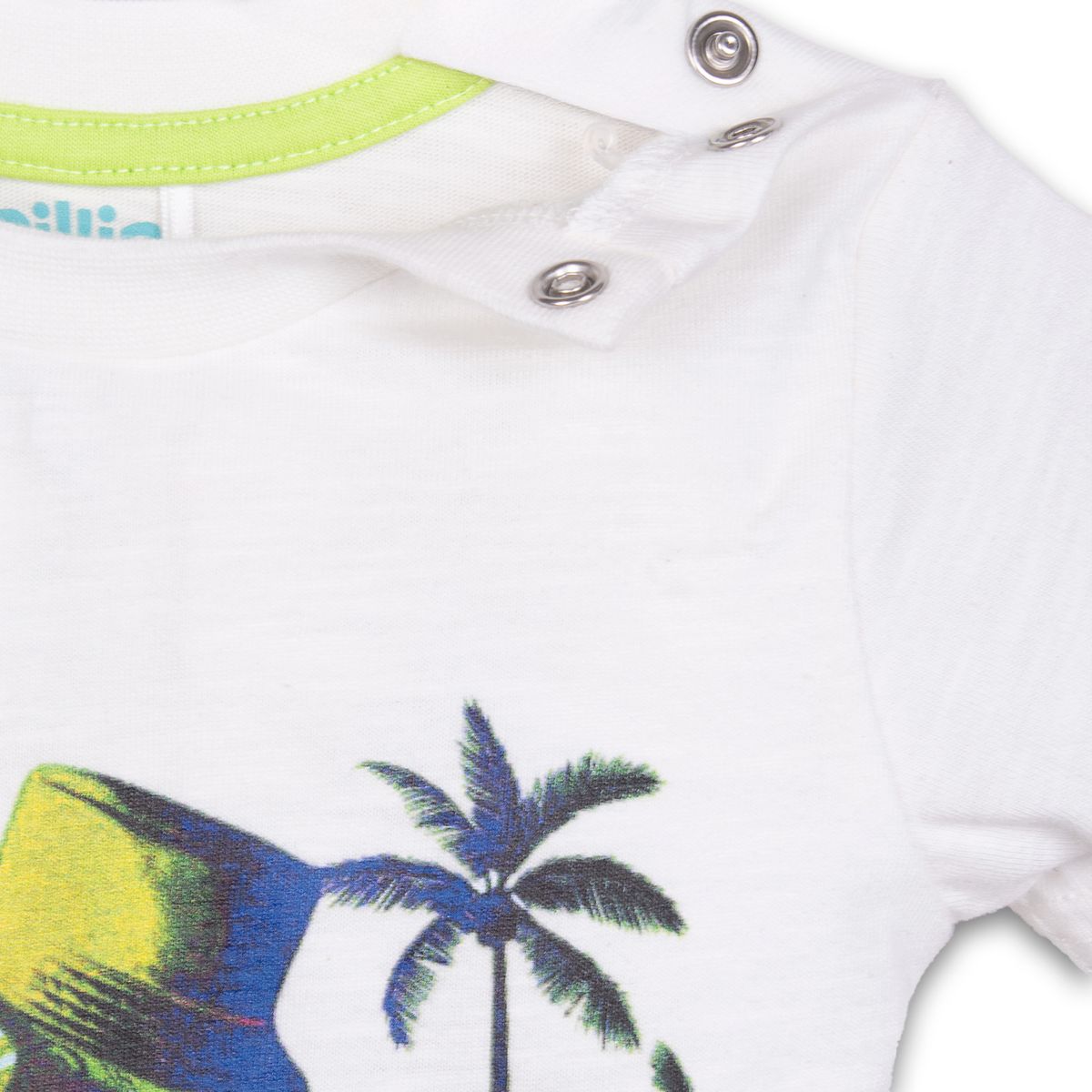 PILLIN - Polera Bebe  Blanco Pillin PVC637-25BCO