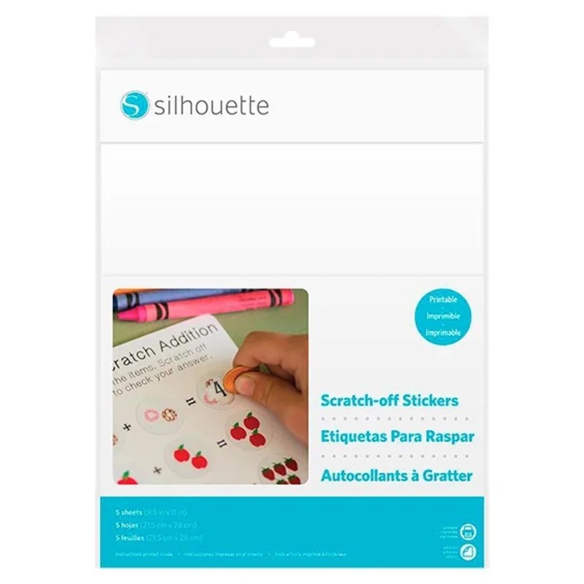 SILHOUETTE - Adhesivo para Raspe imprimibles Silhouette