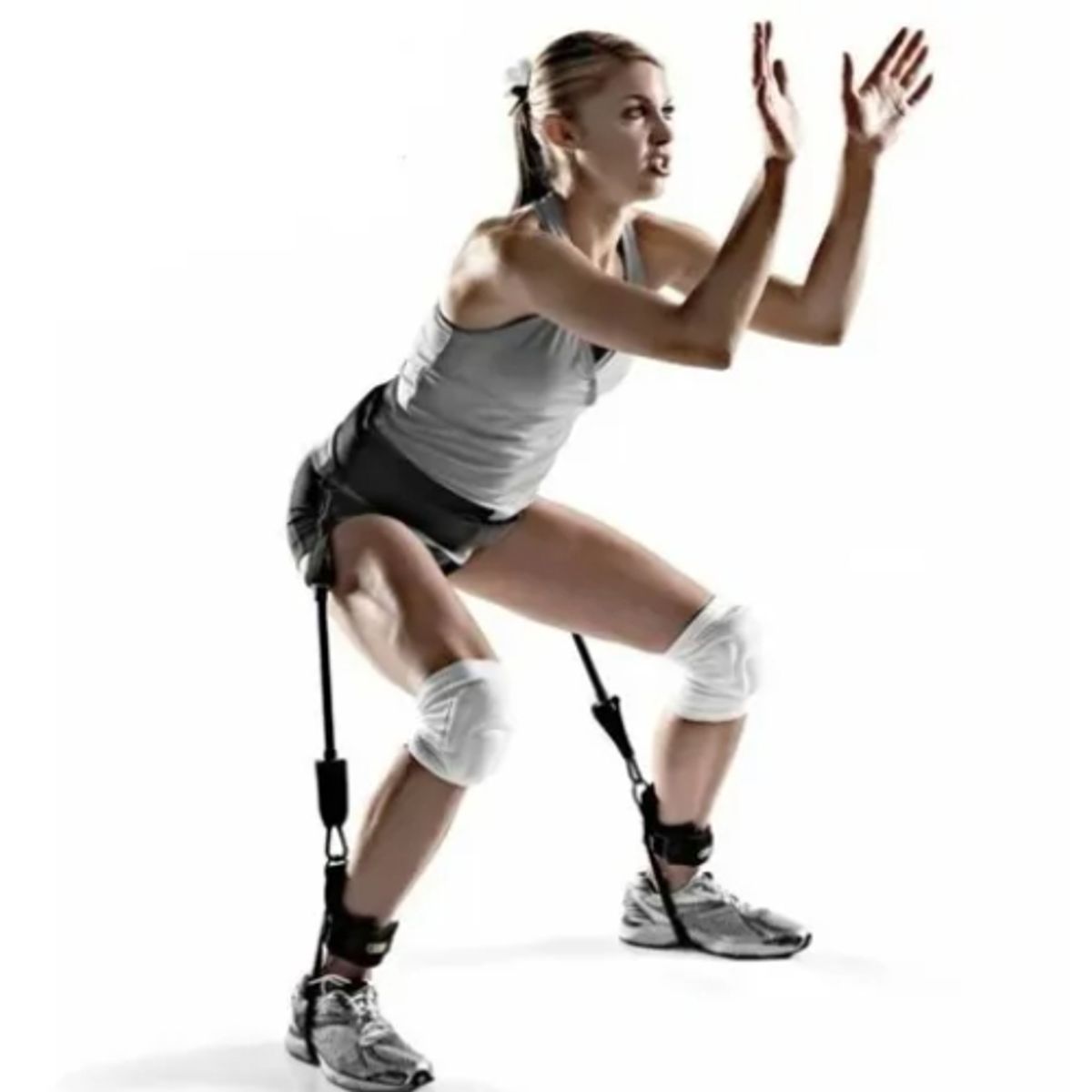 GENERICO - Set 8 Piezas Bandas Elásticos De Resistencia Multifuncional Negro