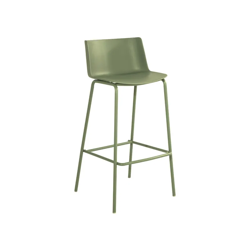 SUR DISEÑO - Silla Bar Count alta verde piedra