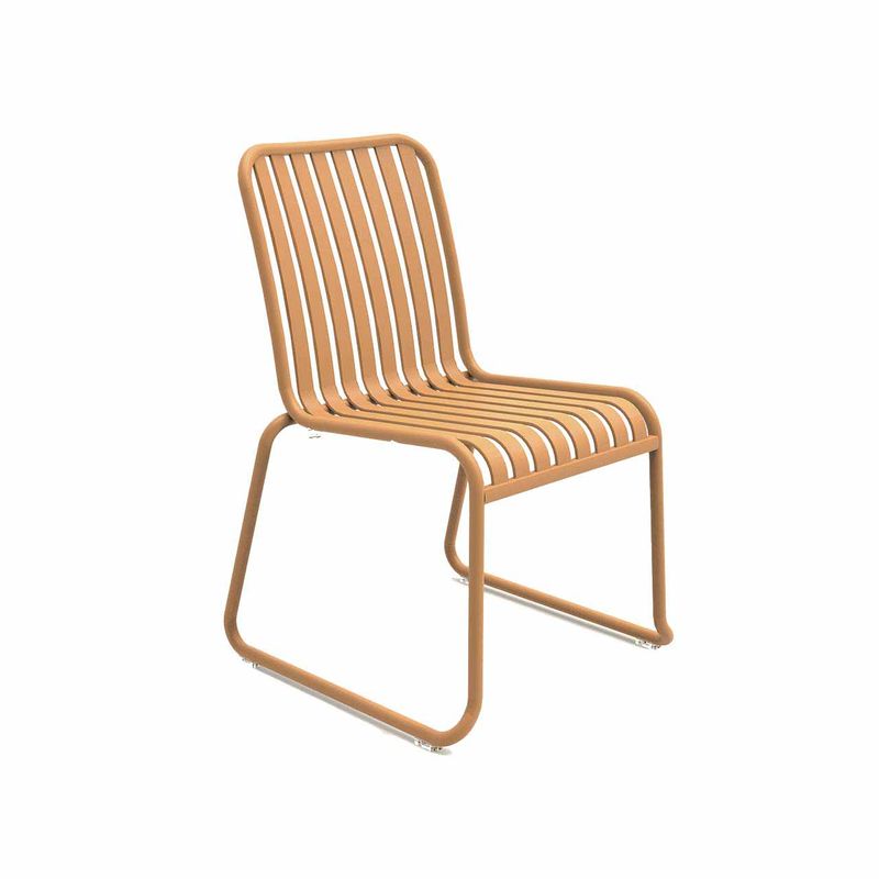 SUR DISEÑO - Silla exterior Casablanca mostaza