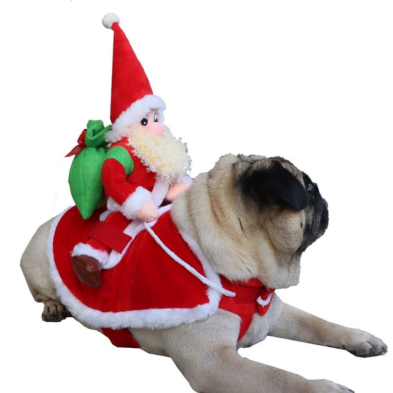GIOIO - Vestido Ecuestre Navidad Mascota Pequeño Disfraz Divertido L