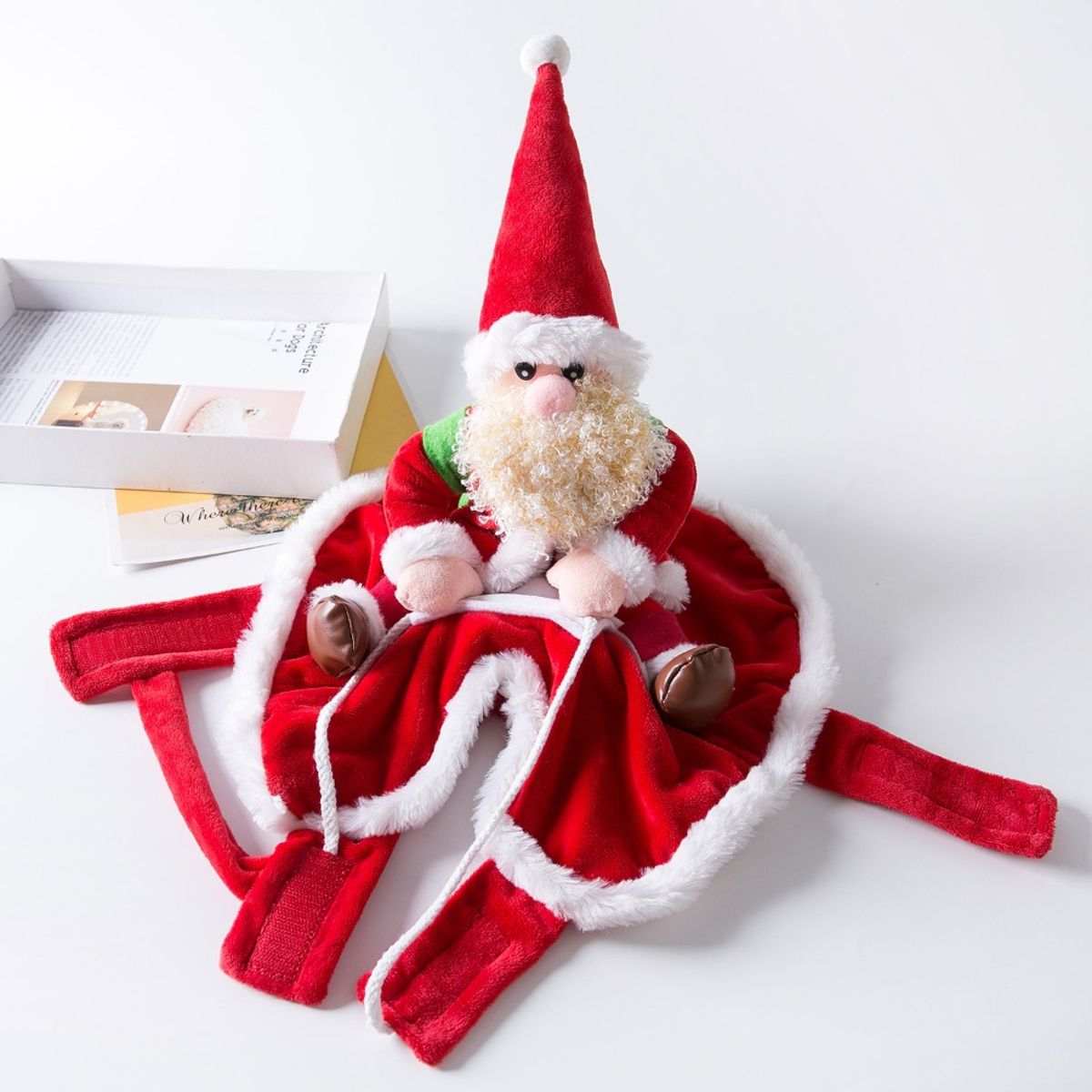 Vestido Ecuestre Navidad Mascota Pequeño Disfraz Divertido S, marca GIOIO - Foto 2