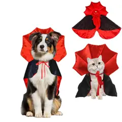 GIOIO - Capa Bruja Vampiro Mascota Halloween Divertida Disfraz