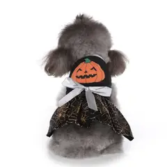 GIOIO - Vestido Halloween Perro Pequeño Disfraz Mascota Divertido L