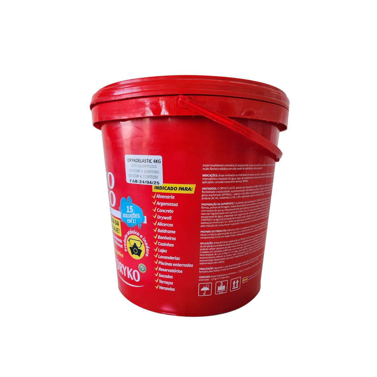 GENERICO - Membrana líquida cementosa Drykoelastic 4kg - Dryko