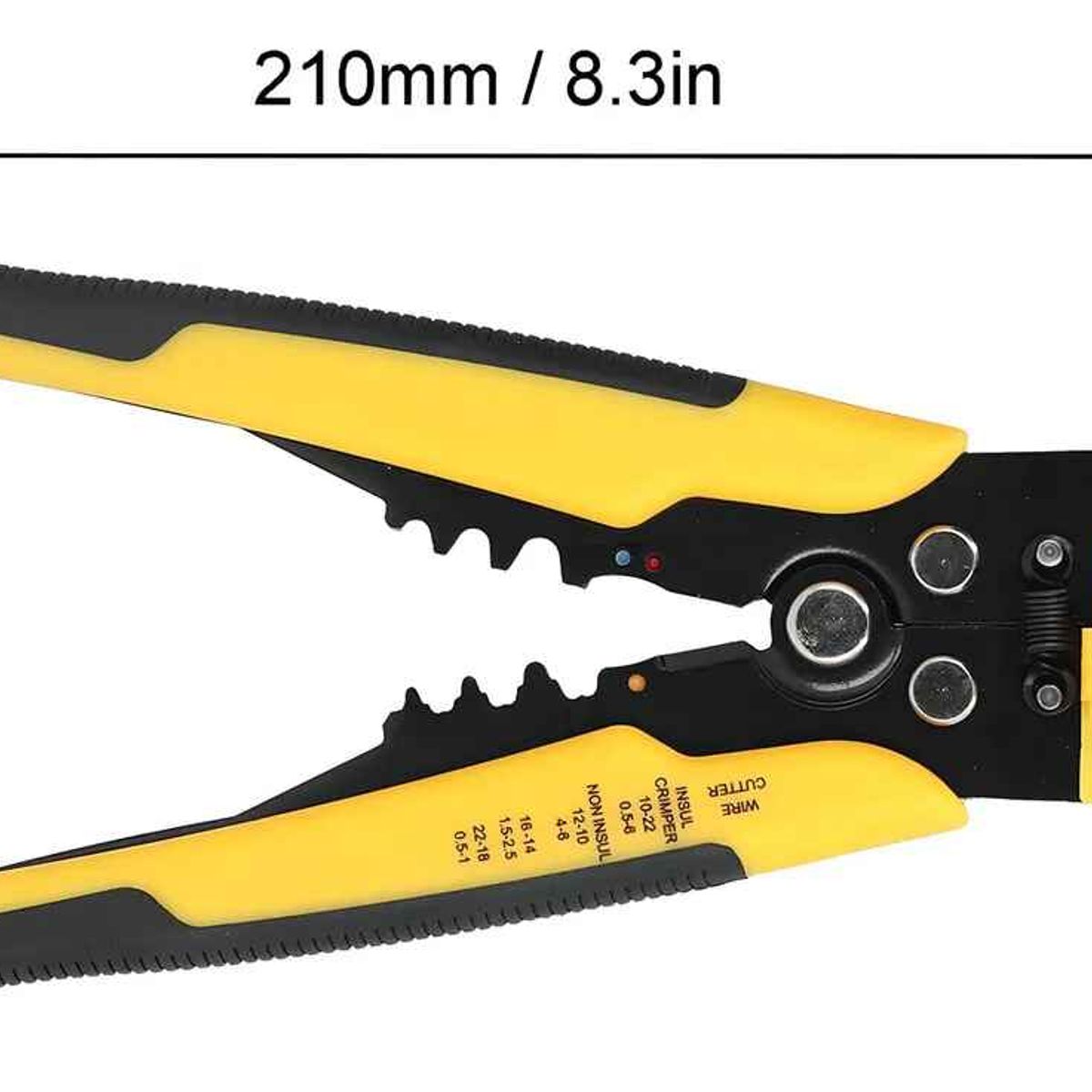 GENERICO - Alicate Pelacable Cortacable Crimpeadora Prensa Pinza