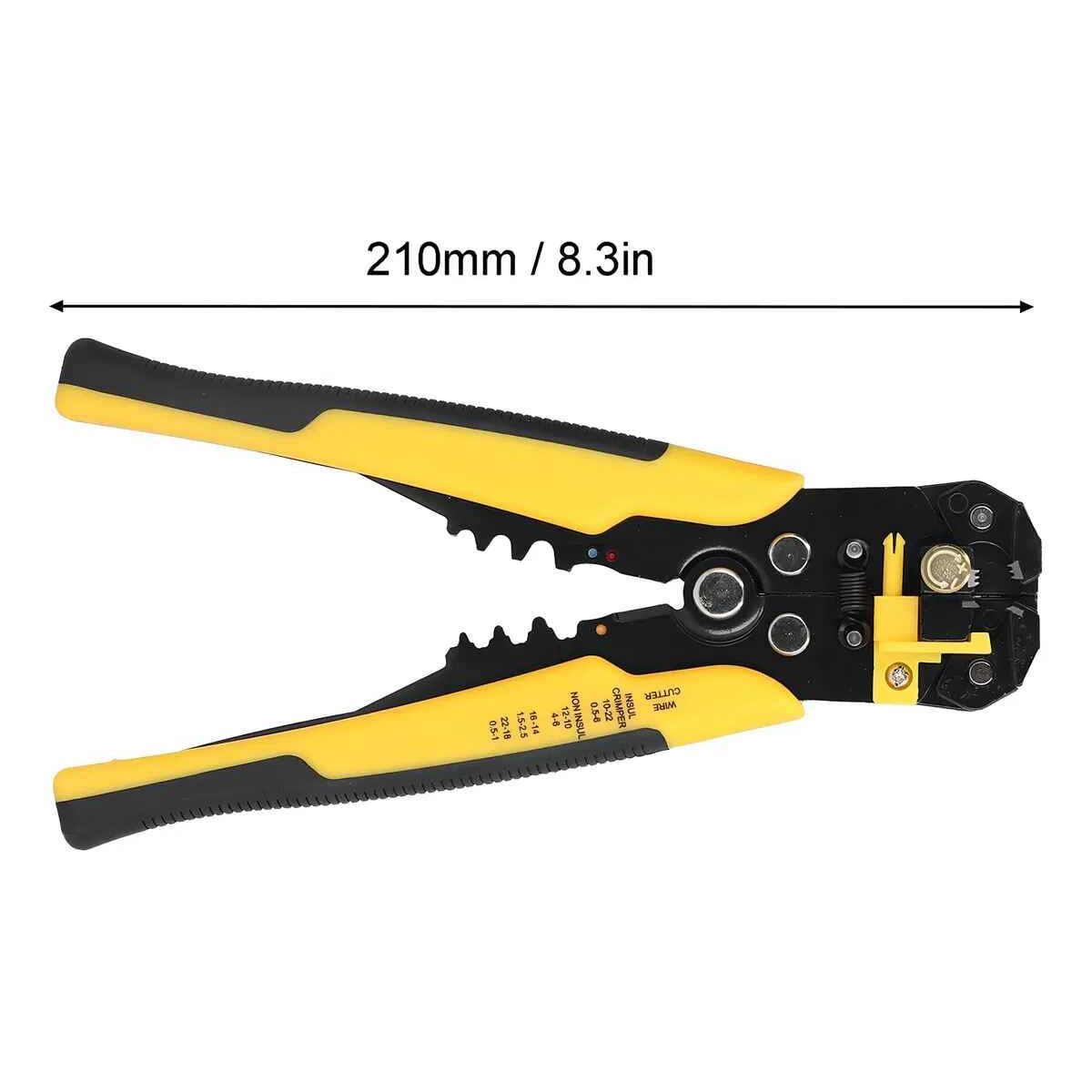 GENERICO - Alicate Pelacable Cortacable Crimpeadora Prensa Pinza