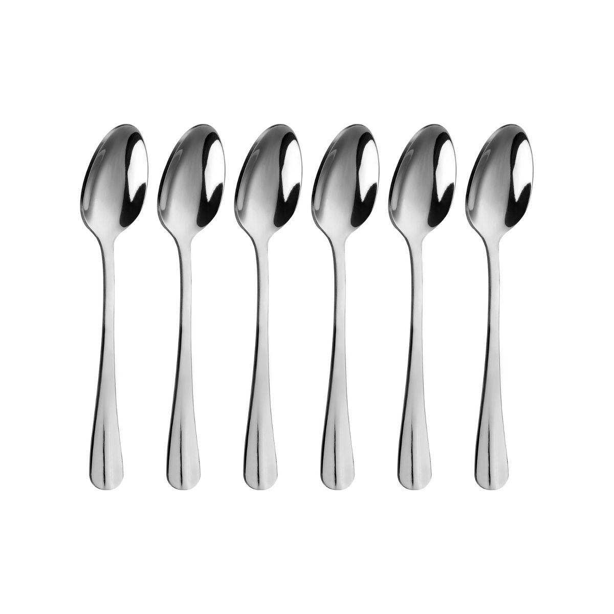 KITCHENWARE - SET DE CUCHARITAS 6 PIEZAS ACERO INOXIDABLE