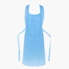 GENERICO - Pechera Plástica Impermeable Desechable Mred - 1000 Unidades TU / Azul
