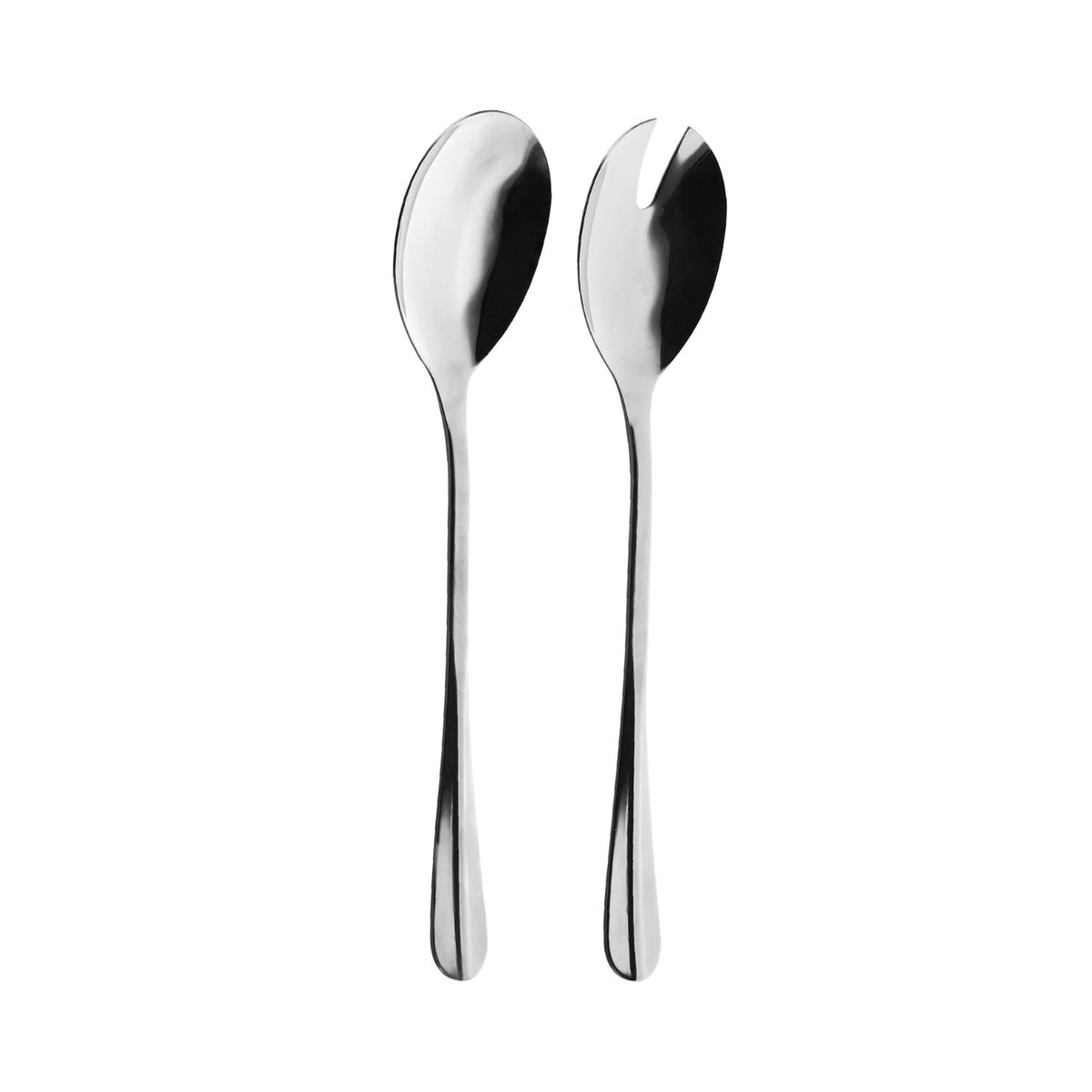 KITCHENWARE - SET CUCHARAS ENSALADA 2PZ ACERO INOXIDABLE