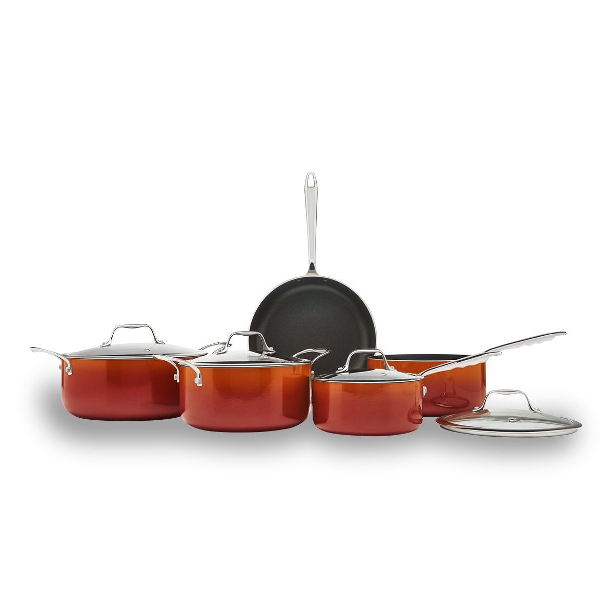 MOVI - SET BATERIA DE COCINA 11 PIEZAS PARA COCINAS,INDUCCION,ELECTRICA Y GAS