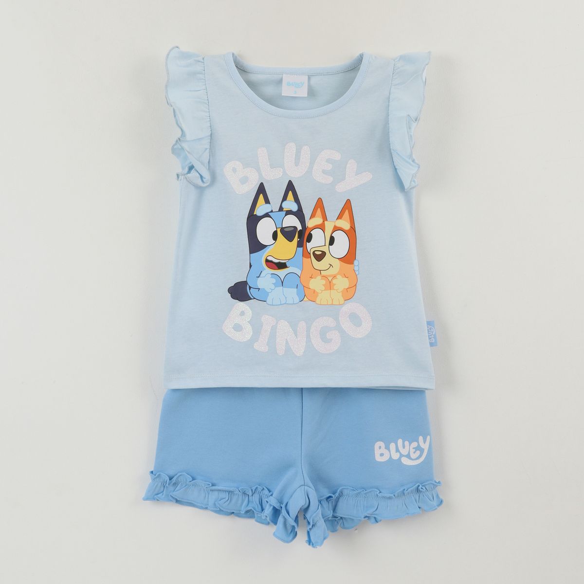 BLUEY - Conjunto Niña Celeste Bluey & Bingo Bluey