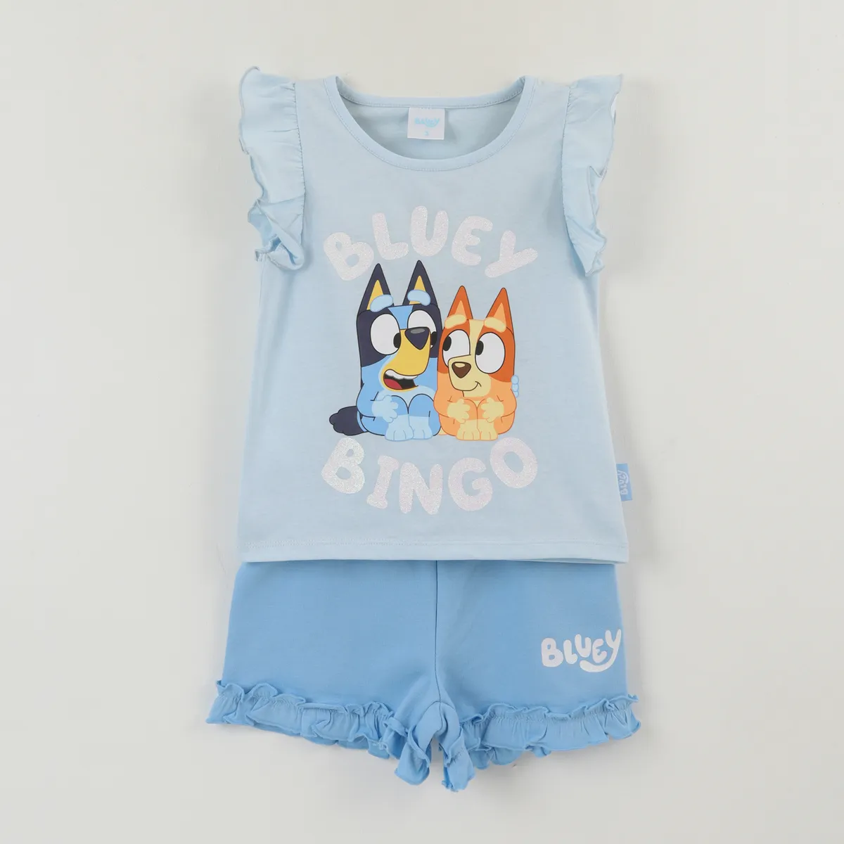BLUEY - Conjunto Niña Celeste Bluey & Bingo Bluey