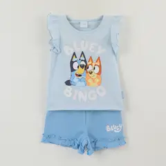 BLUEY - Conjunto Niña Celeste & Bingo