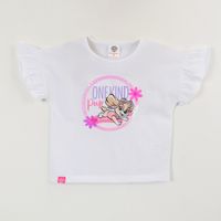 Polera Manga Corta Niña Blanco Skye One Kind Pup