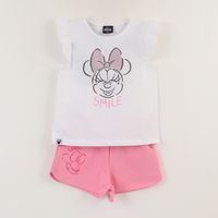 Conjunto Niña Blanco Minnie Smile