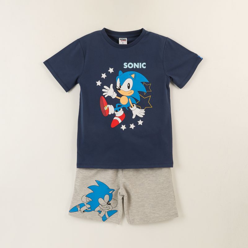 SONIC - Conjunto Niño Azul Estrellas Sonic