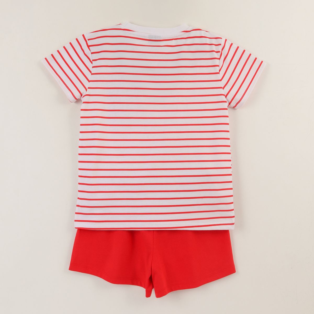 DISNEY - Conjunto Niña Rojo Rayas Minnie Mouse Disney