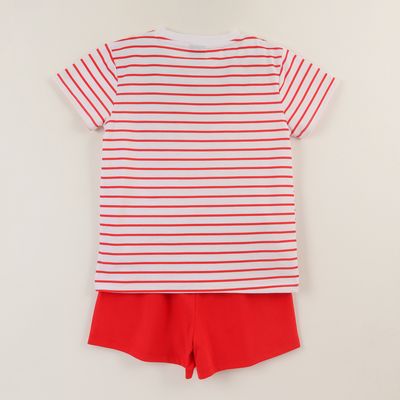 Imagen 2 del producto Conjunto Niña Rojo Rayas Minnie Mouse