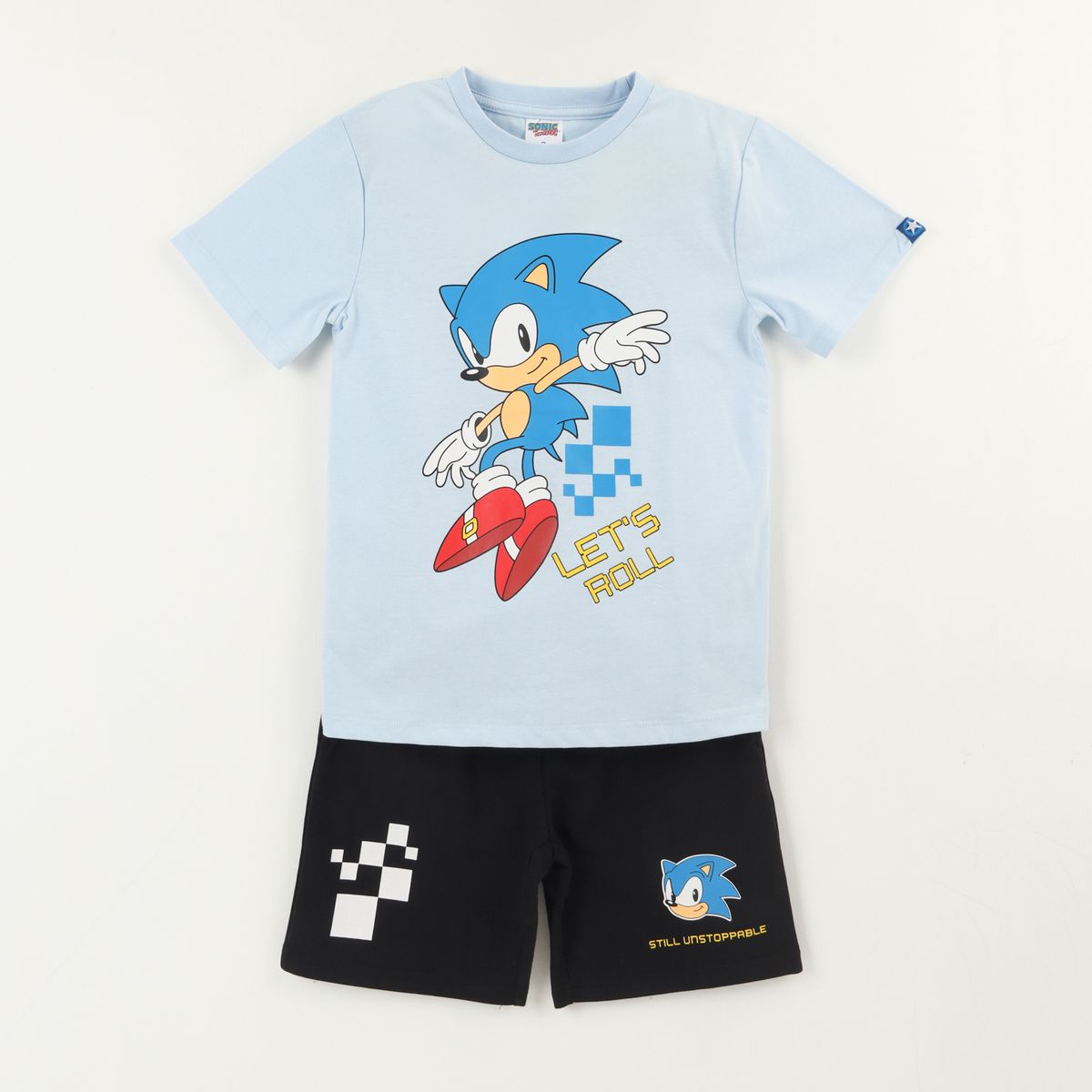 SONIC - Conjunto Niño Celeste Racing Sonic