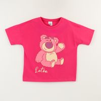Polera Manga Corta Niña Fucsia Lotso Toy Story
