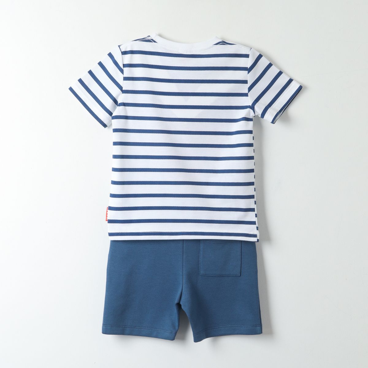 MARVEL - Conjunto Niño Azul Spiderman Jump Rayas Marvel