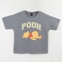 DISNEY - Polera Manga Corta Niña Gris Winnie The Pooh