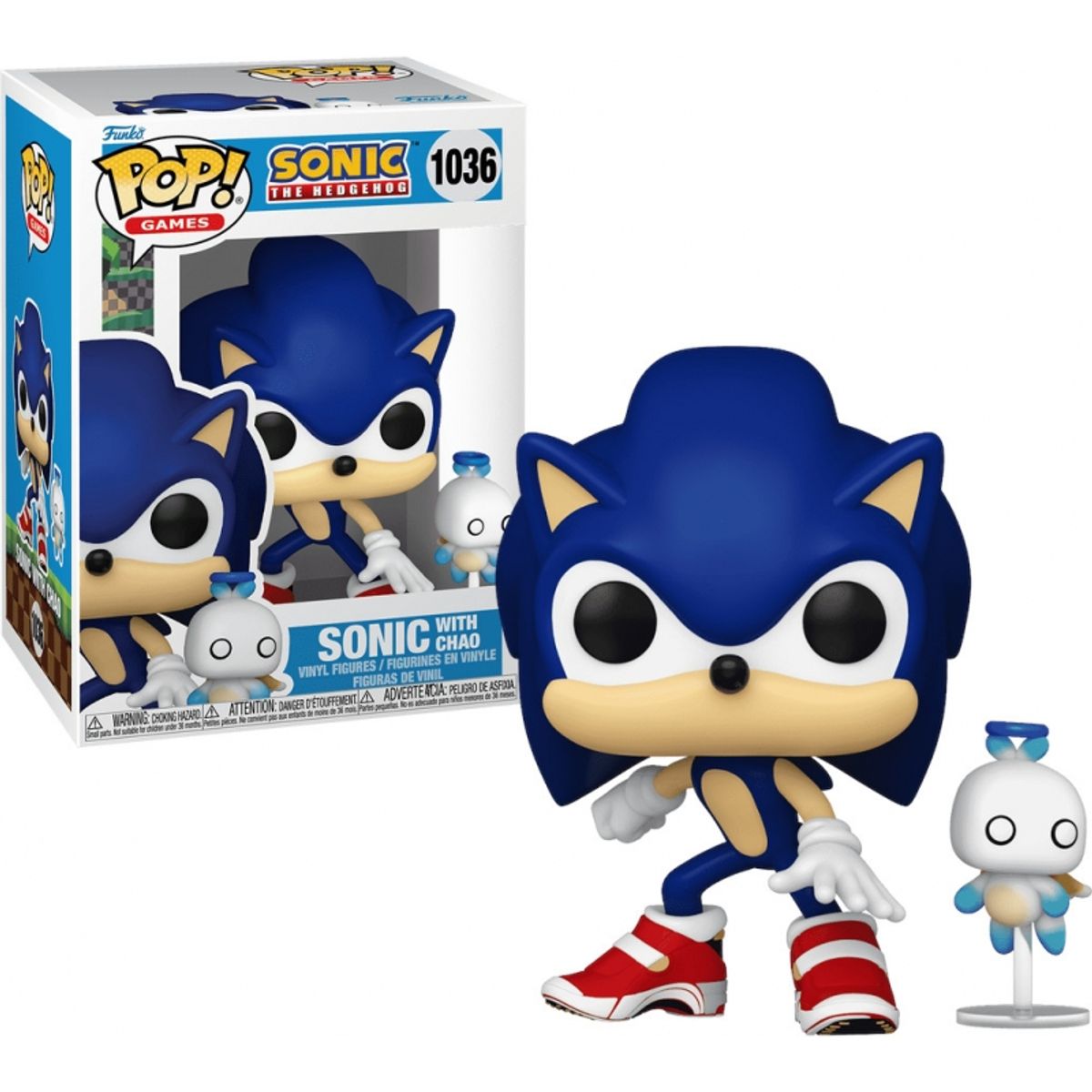 FUNKO - FUNKO 80309 POP AND BUDDY SONIC THE HEDGEHOG SONIC WITH