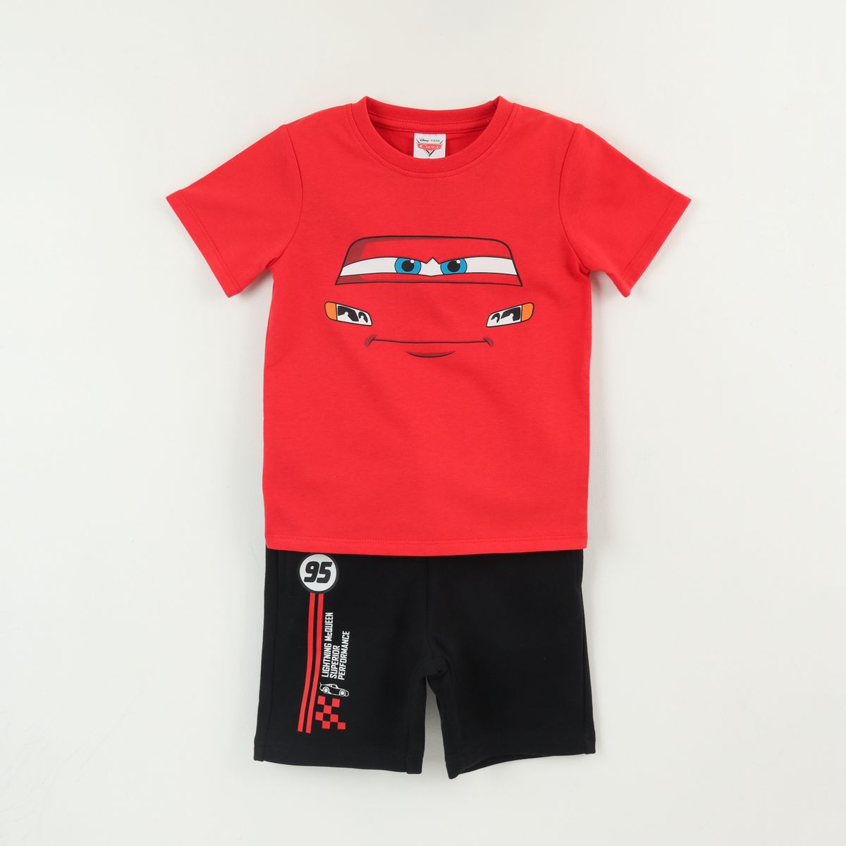DISNEY - Conjunto Niño Rojo Lightning McQueen Cars Disney