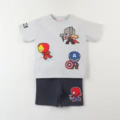 MARVEL - Conjunto Niño Blanco Avengers Assemble