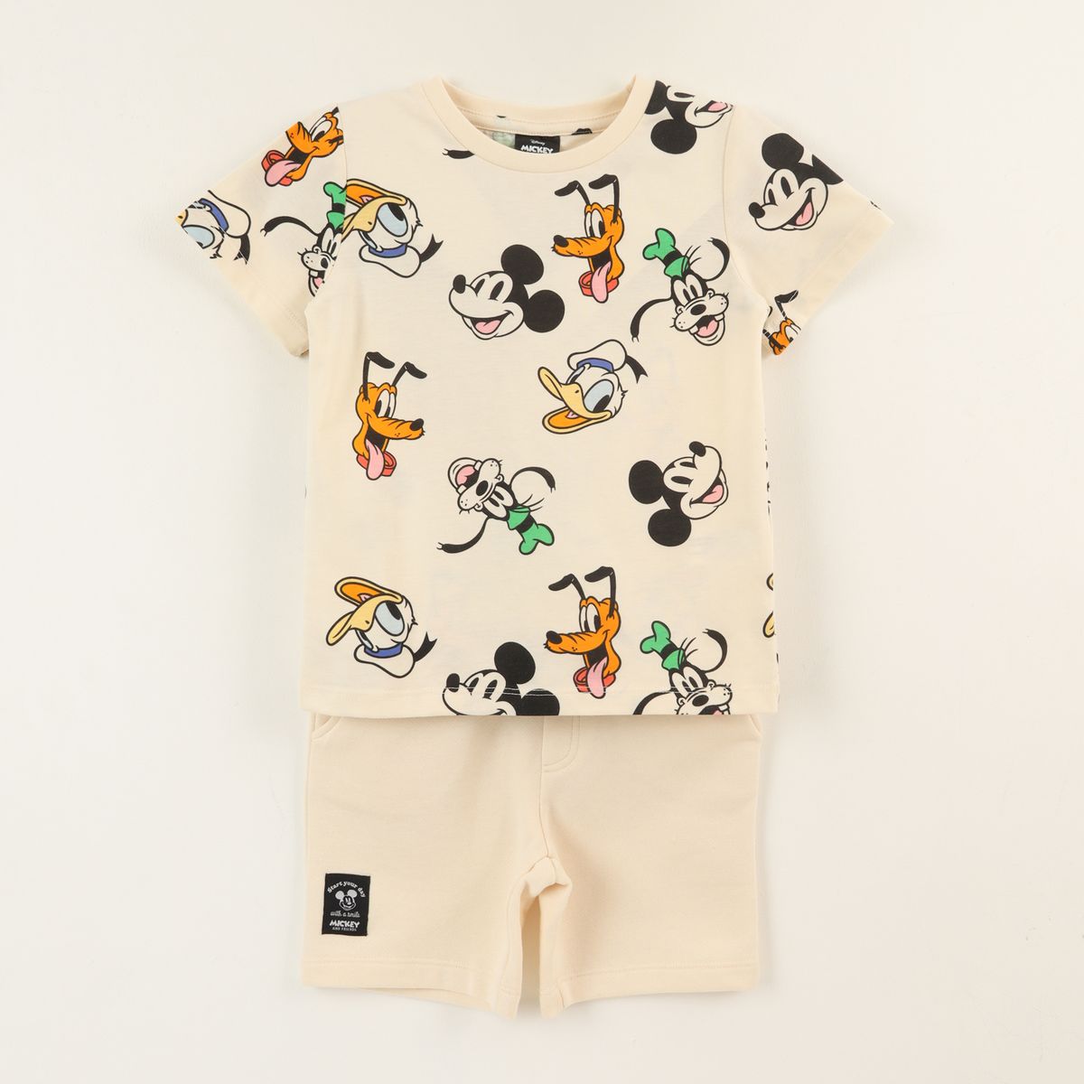 DISNEY - Conjunto Niño Beige Mickey & Friends Disney