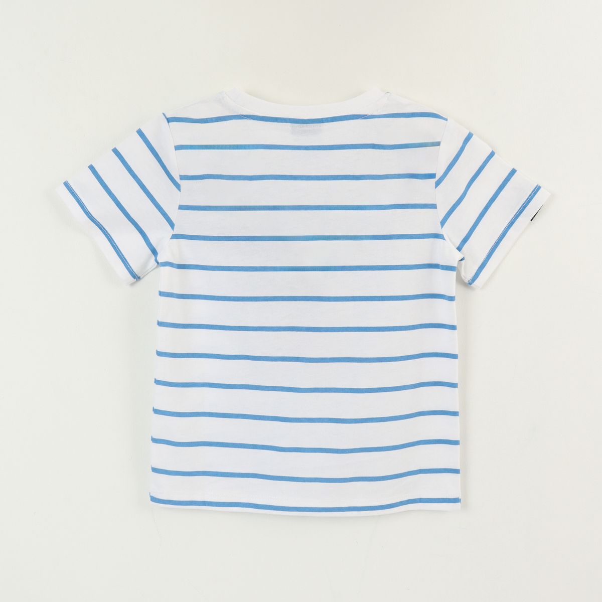 DISNEY - Polera Manga Corta Niño Blanco Rayas Mickey Disney