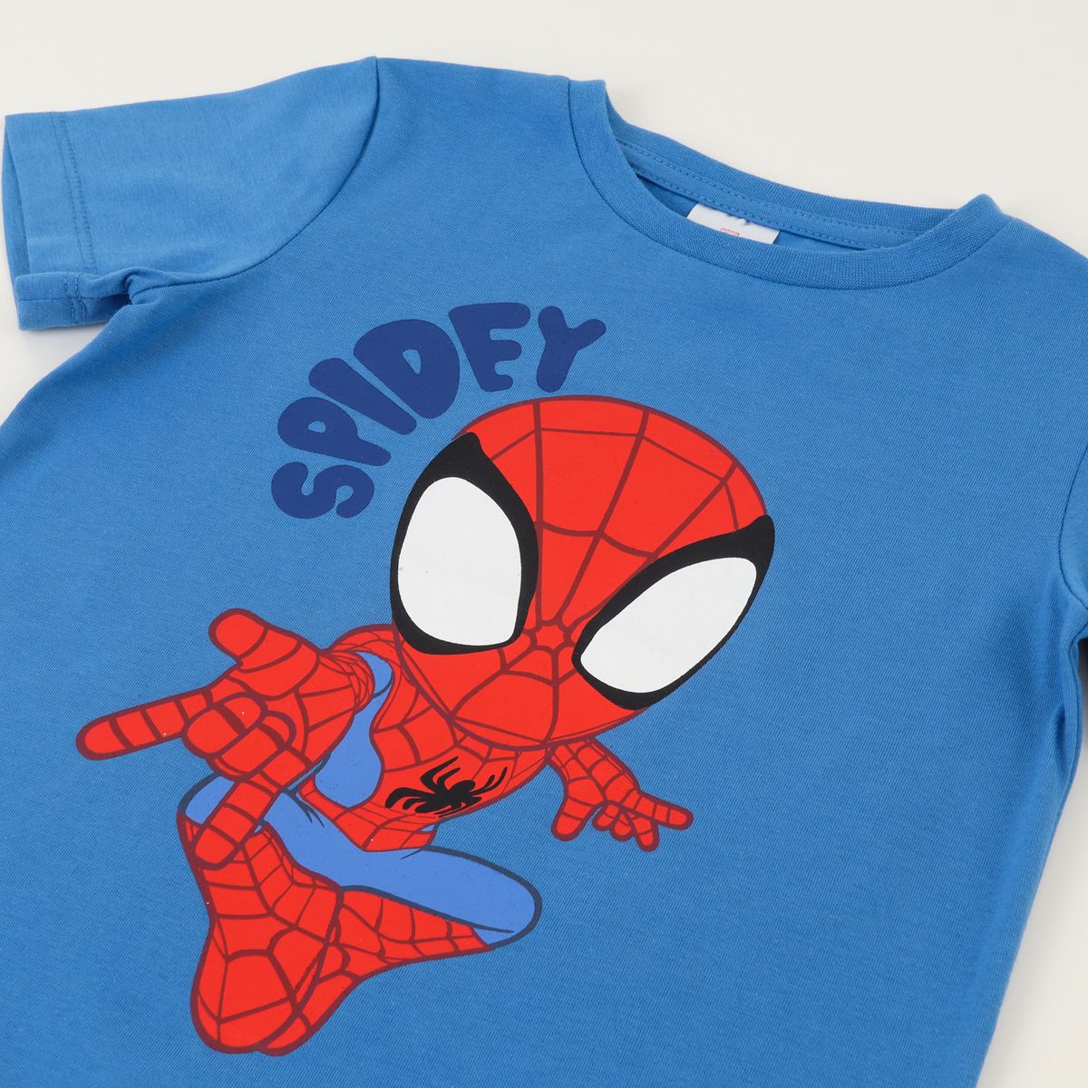 MARVEL - Polera Manga Corta Niño Azul Spidey Pose Marvel