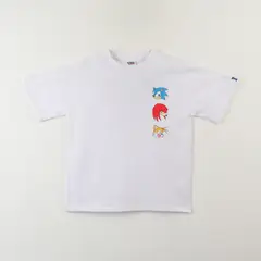 SONIC - Polera Manga Corta Niño Blanco Back Print